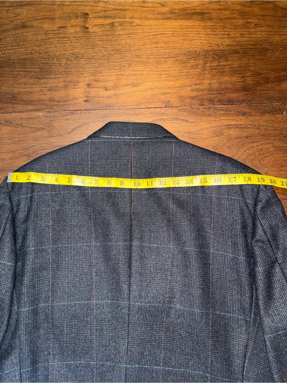 Austin Reed Charcoal Windowpane Suit Set Retro Vintage Bespoke Sports Coat Pants